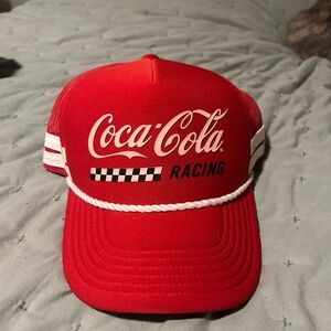 Coca Cola adult Red Racing Hat